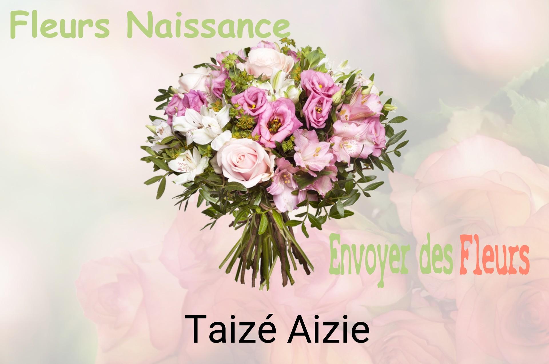 Bouquet de fleurs de naissance livré à Taizé-Aizie